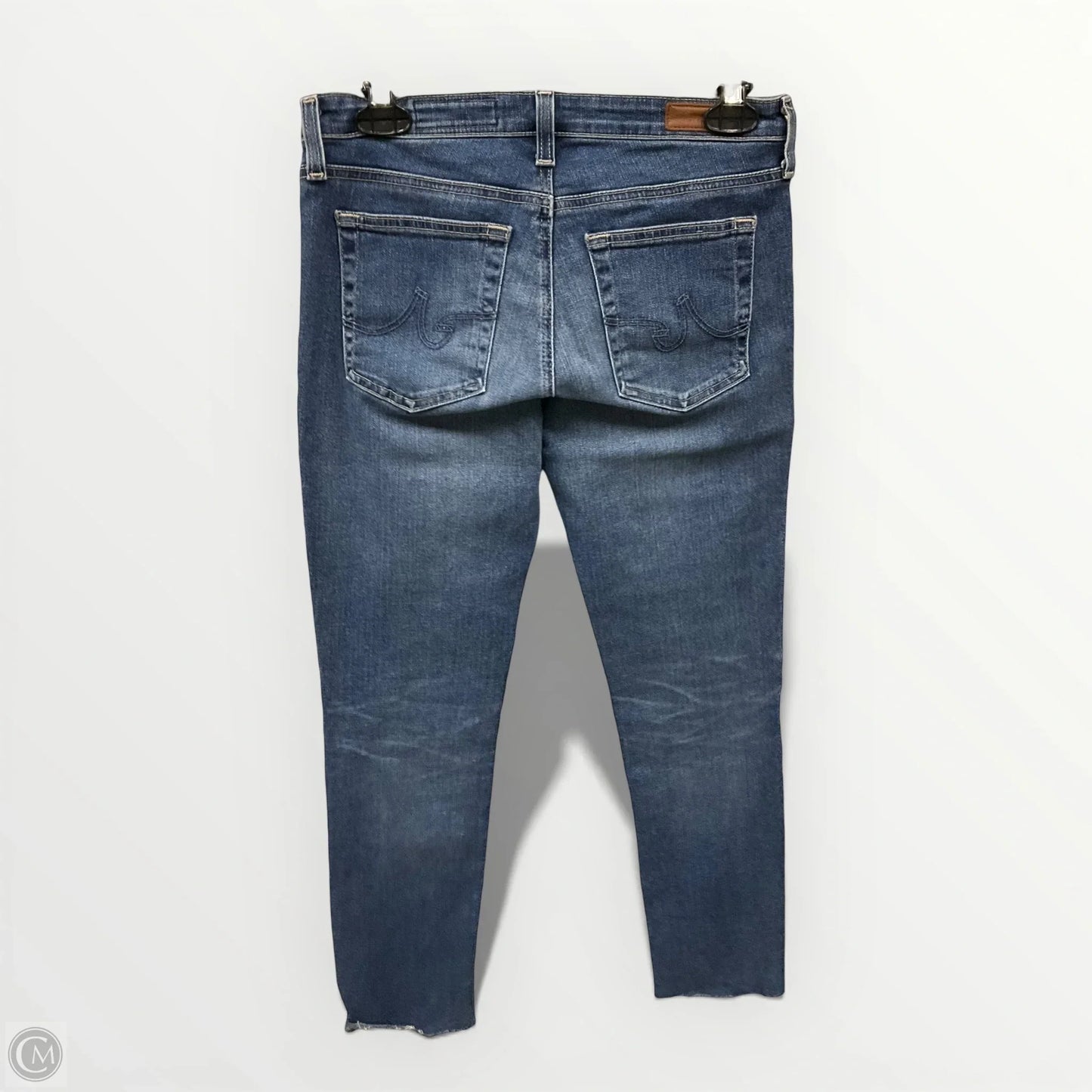 Jeans Cropped By Adriano Goldschmied In Blue Denim, Size: 4