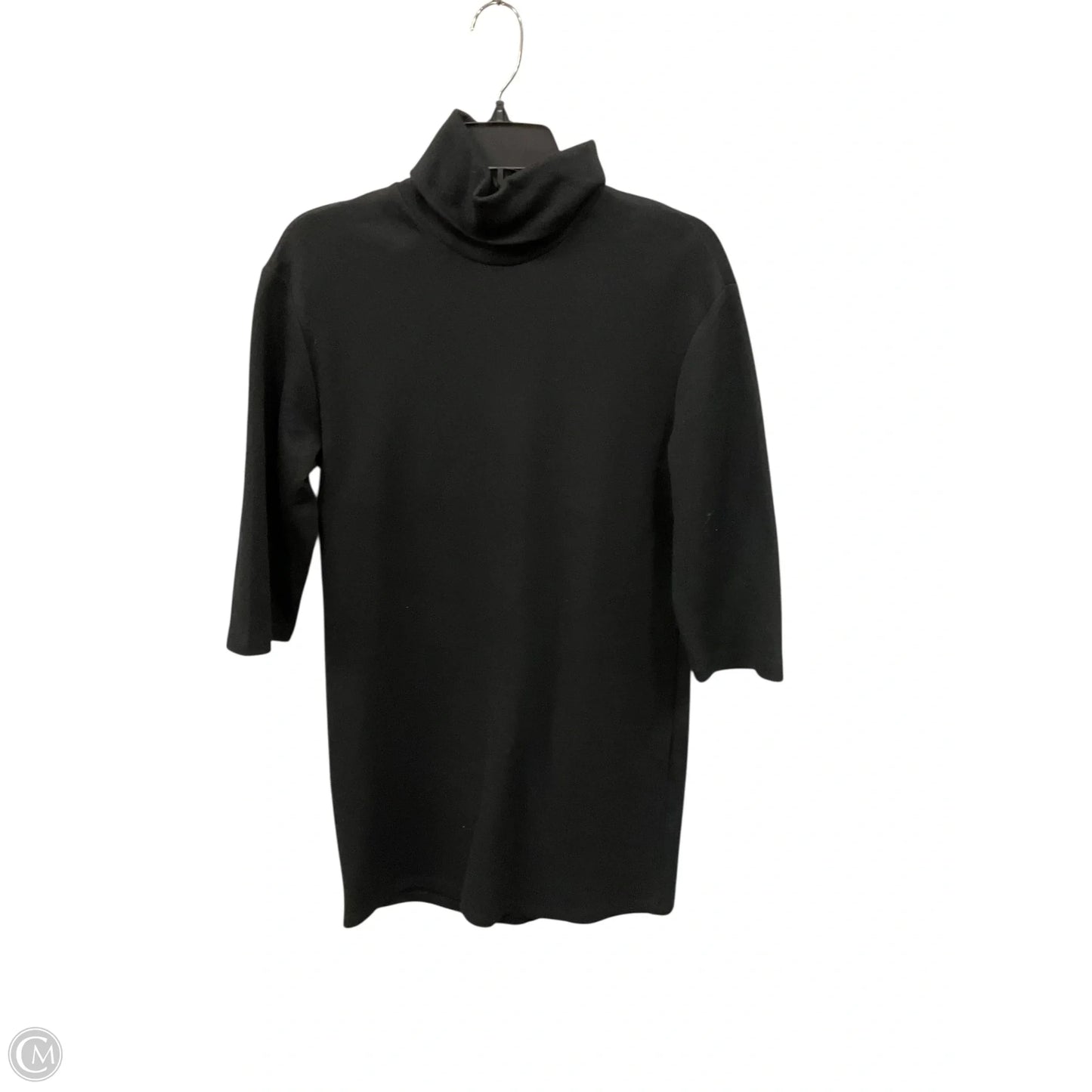 Top Long Sleeve Basic By Zara In Black, Size: S