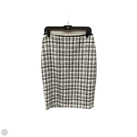 Skirt Midi By White House Black Market In Black & White, Size: 6
