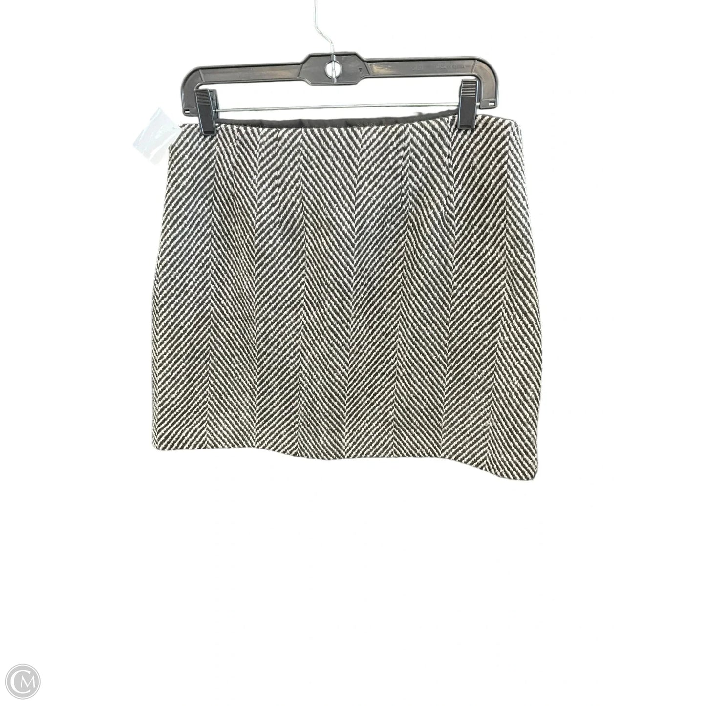 Skirt Mini & Short By Loft In Black & White, Size: 8