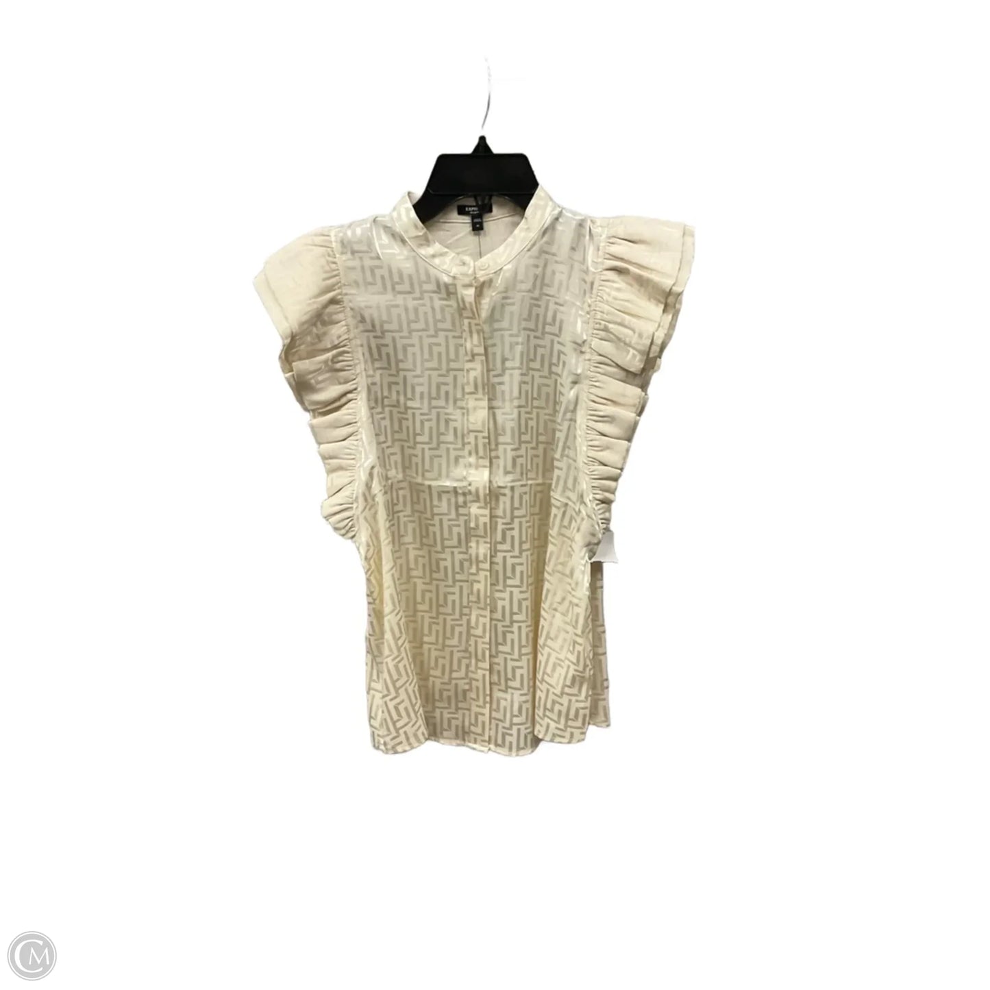 Top Sleeveless By Express In Cream, Size: Xs