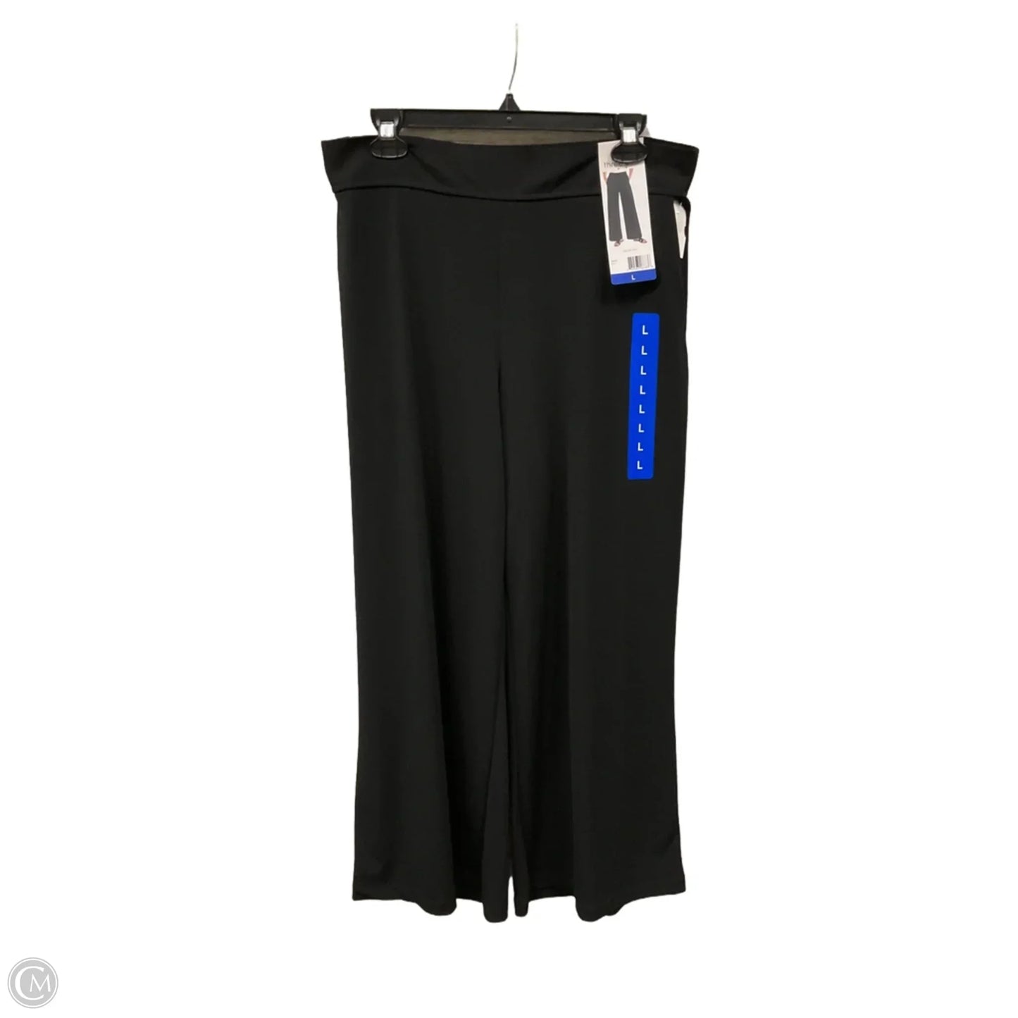 Pants Wide Leg By Three Dots In Black, Size: L