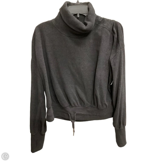 Athletic Top Long Sleeve Collar By Sweaty Betty In Black, Size: L