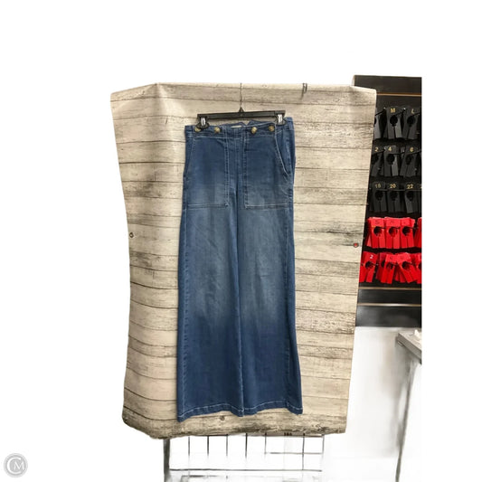 Jeans Wide Leg By Pilcro In Blue Denim, Size: 2