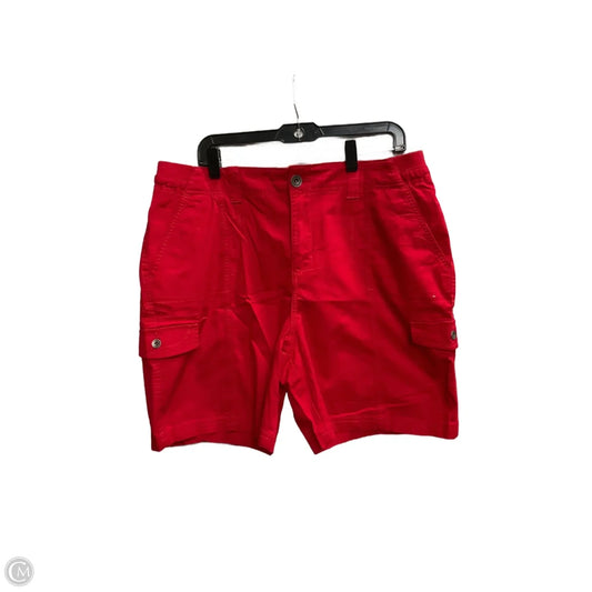 Shorts By Style And Company In Red, Size: 16