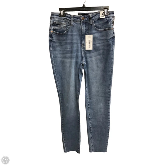 Jeans Straight By Judy Blue In Blue Denim, Size: 10