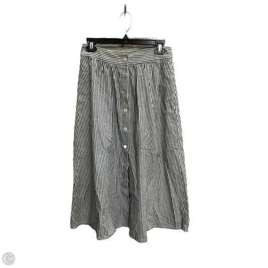 Skirt Midi By Madewell In Striped Pattern, Size: S