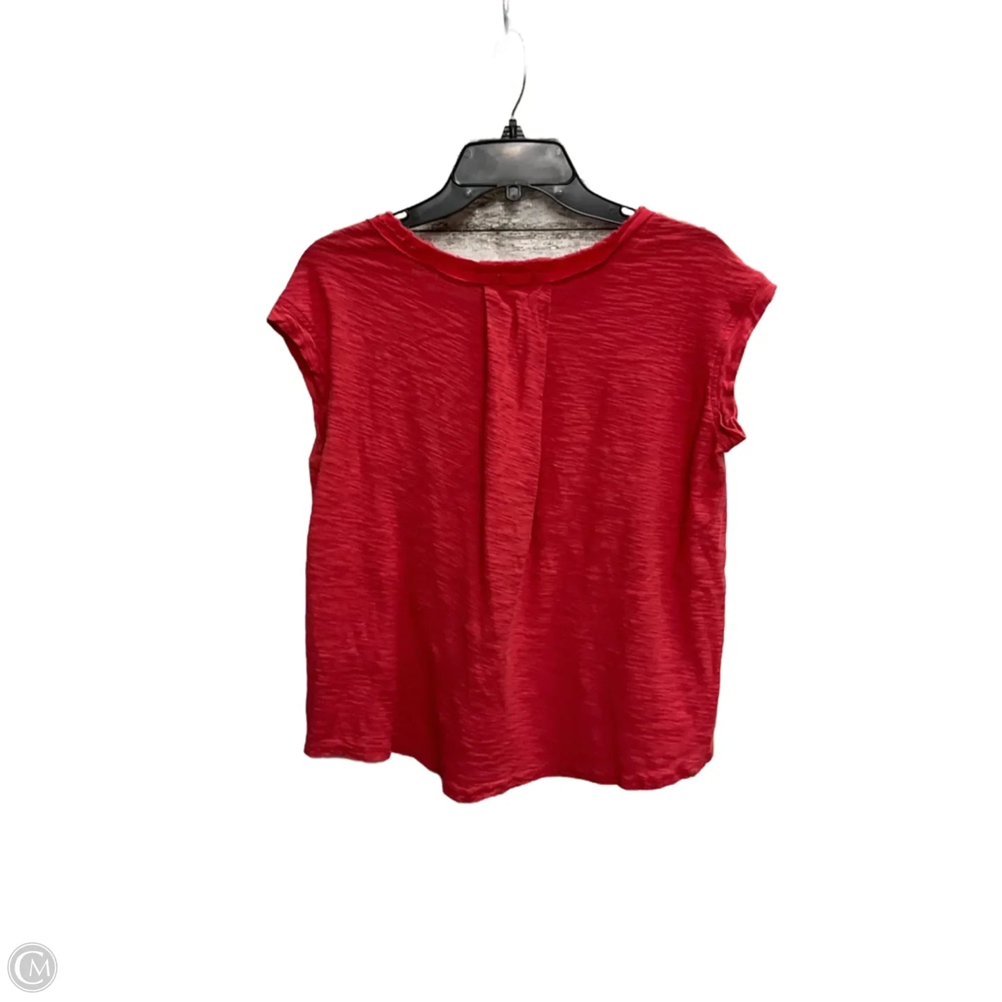 Top Short Sleeve Basic By Pilcro In Coral, Size: S