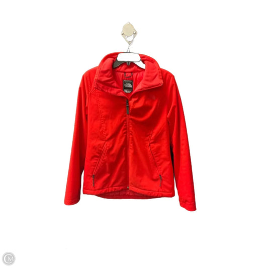 Athletic Jacket By The North Face In Orange, Size: M