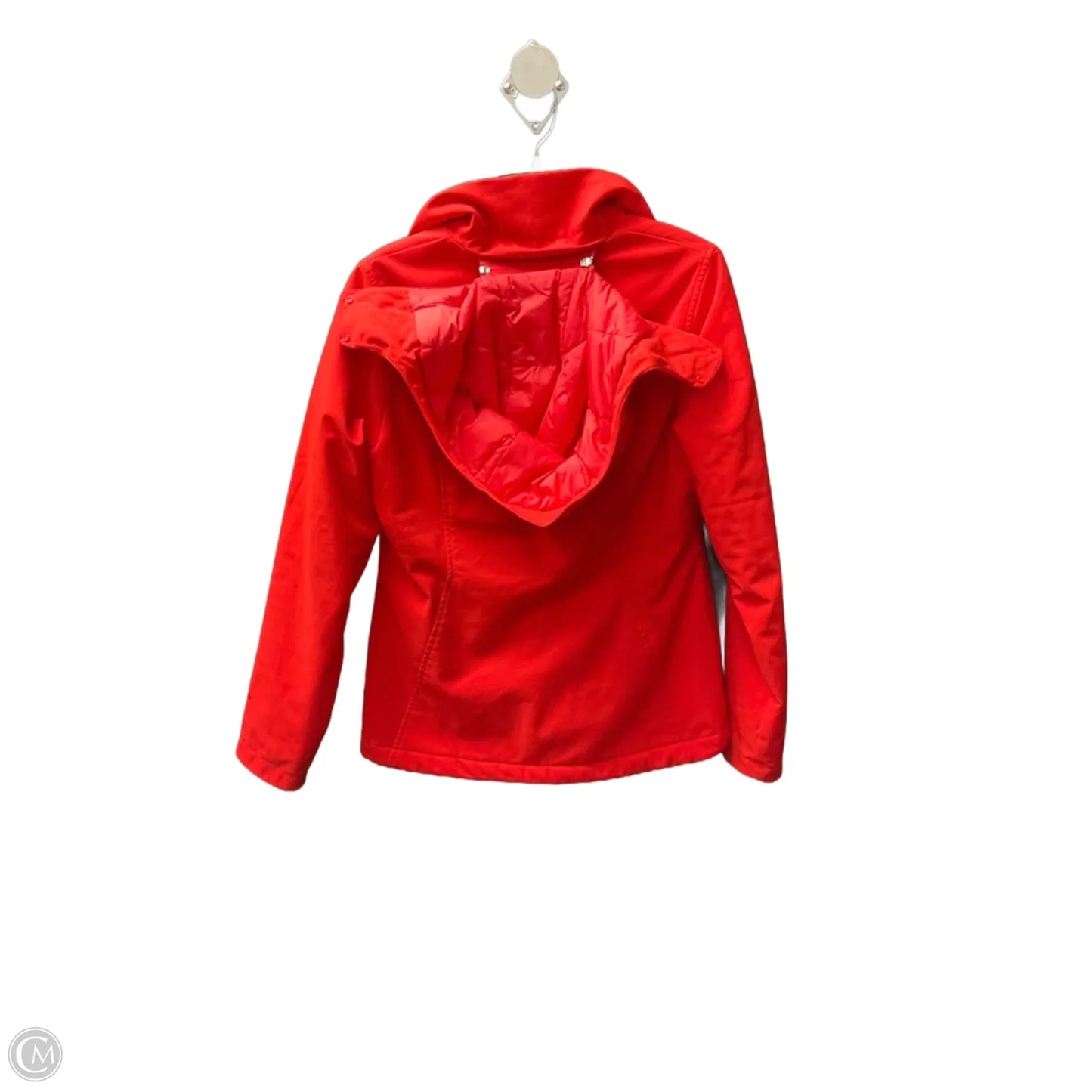Athletic Jacket By The North Face In Orange, Size: M