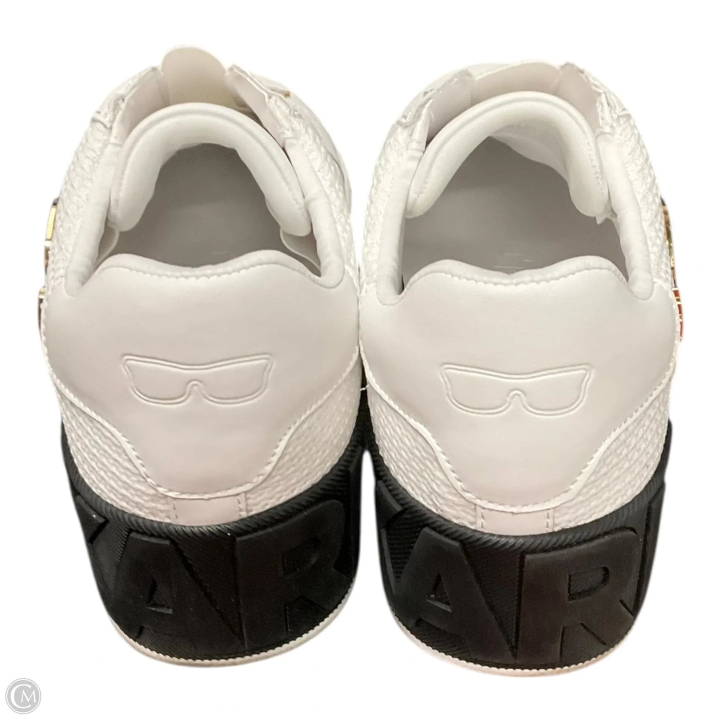 Shoes Designer By Karl Lagerfeld In White, Size: 11