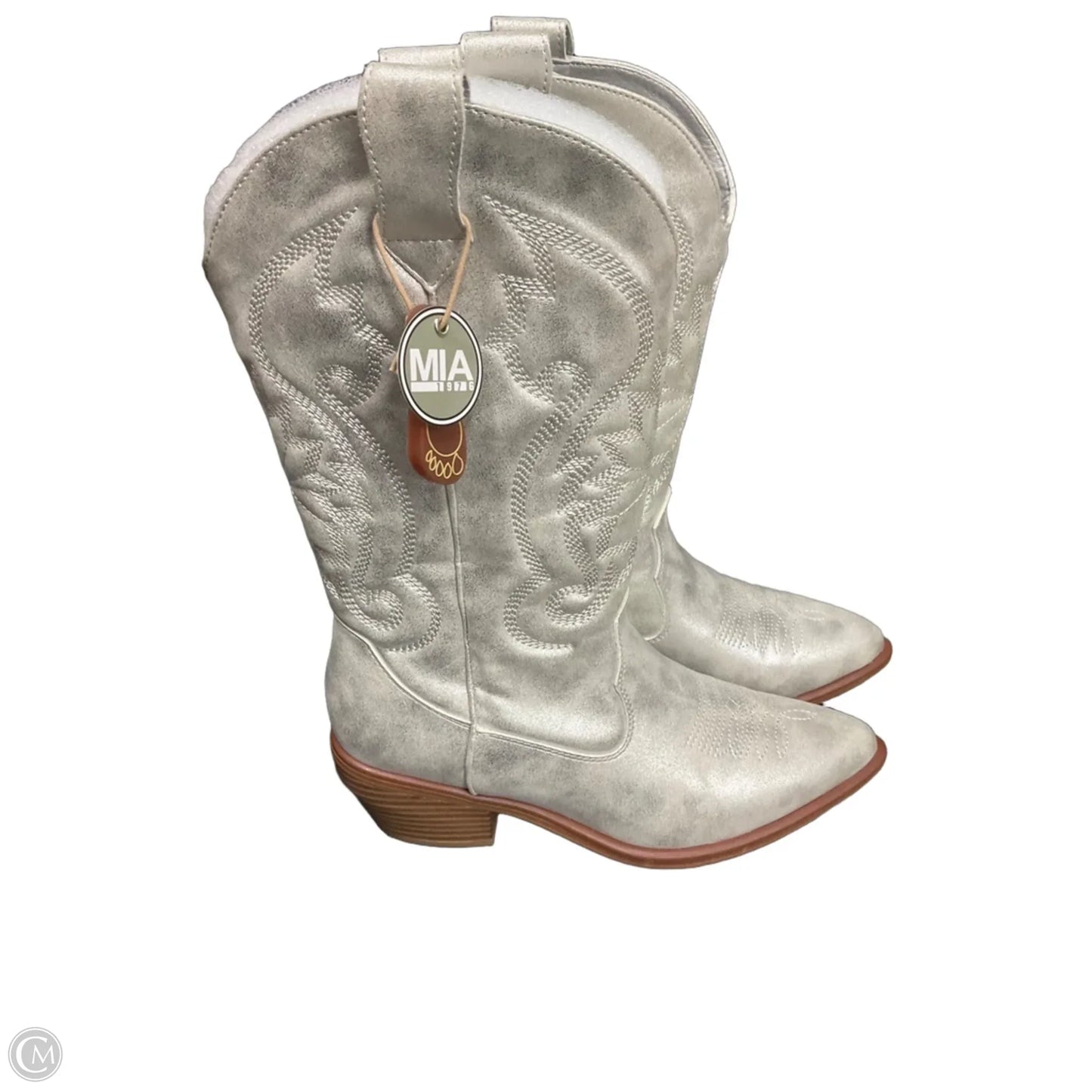 Boots Western By Mia In Silver, Size: 8.5