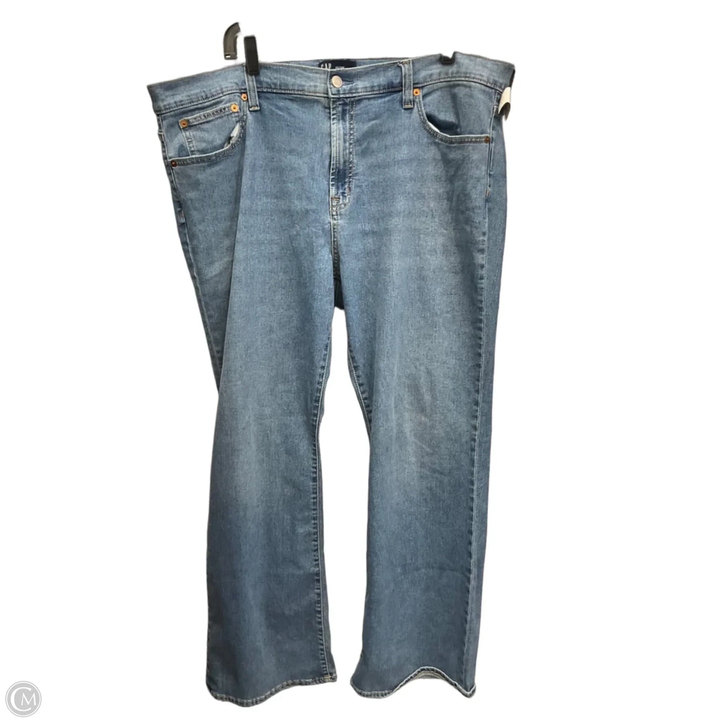 Jeans Boot Cut By Gap In Black Denim, Size: 16