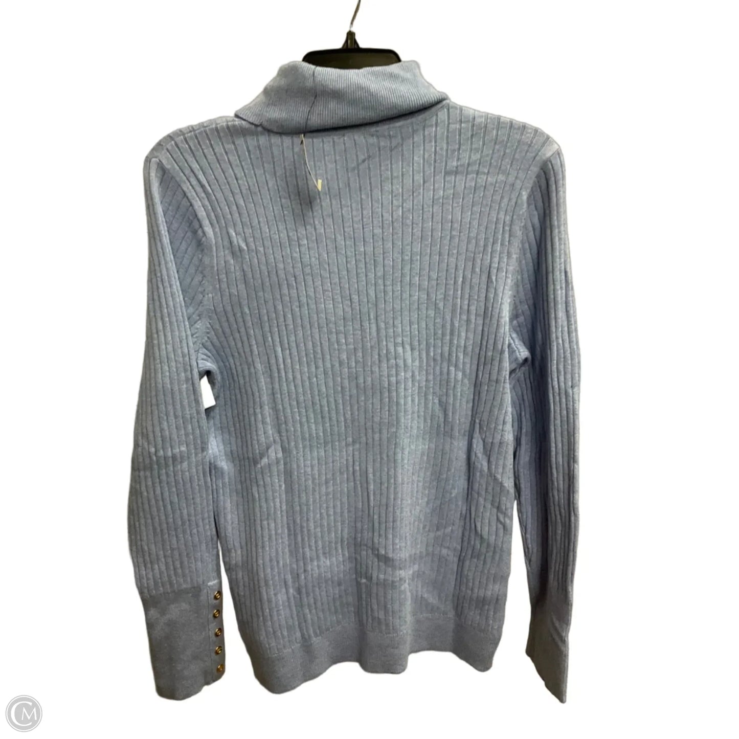 Top Long Sleeve Basic By Talbots In Blue, Size: Lp