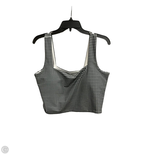 Athletic Tank Top By Ypb In Checkered Pattern, Size: Xl