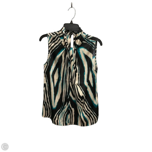 Blouse Sleeveless By White House Black Market In Multi-colored, Size: S