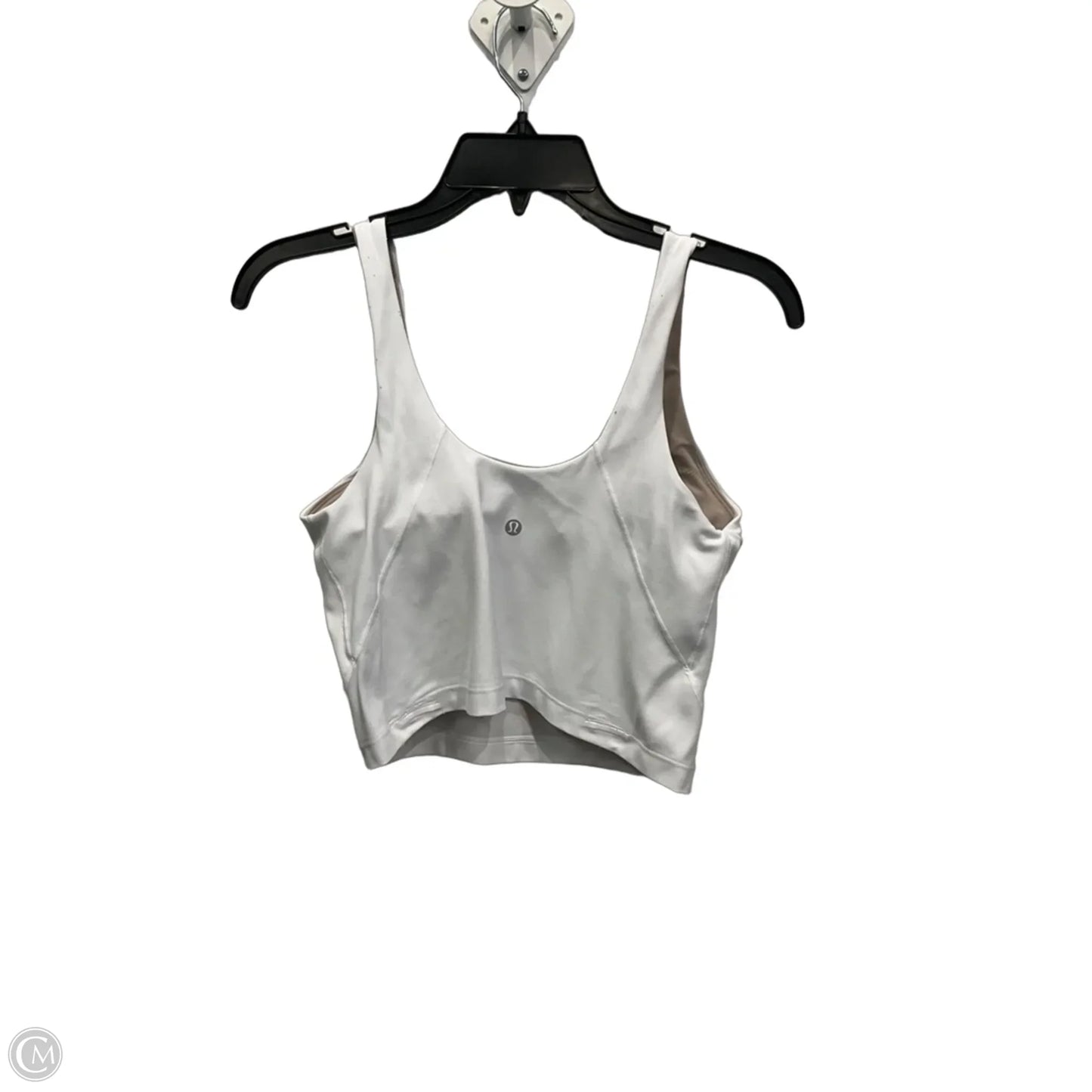 Athletic Bra By Lululemon In White, Size: M