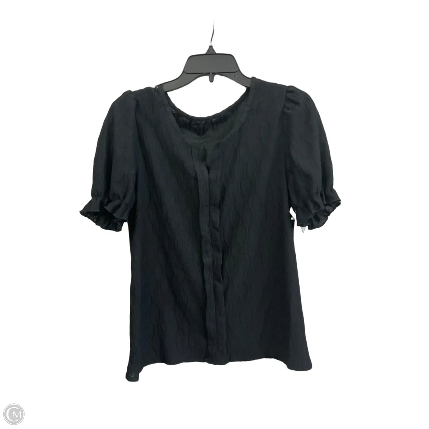 Top Short Sleeve Basic By Cme In Black, Size: S