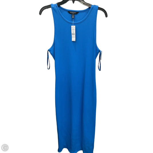 Dress Casual Maxi By White House Black Market In Blue, Size: L