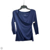 Top 3/4 Sleeve Basic By Soft Surroundings In Navy, Size: Xs