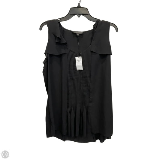 Top Sleeveless By Banana Republic In Black, Size: L