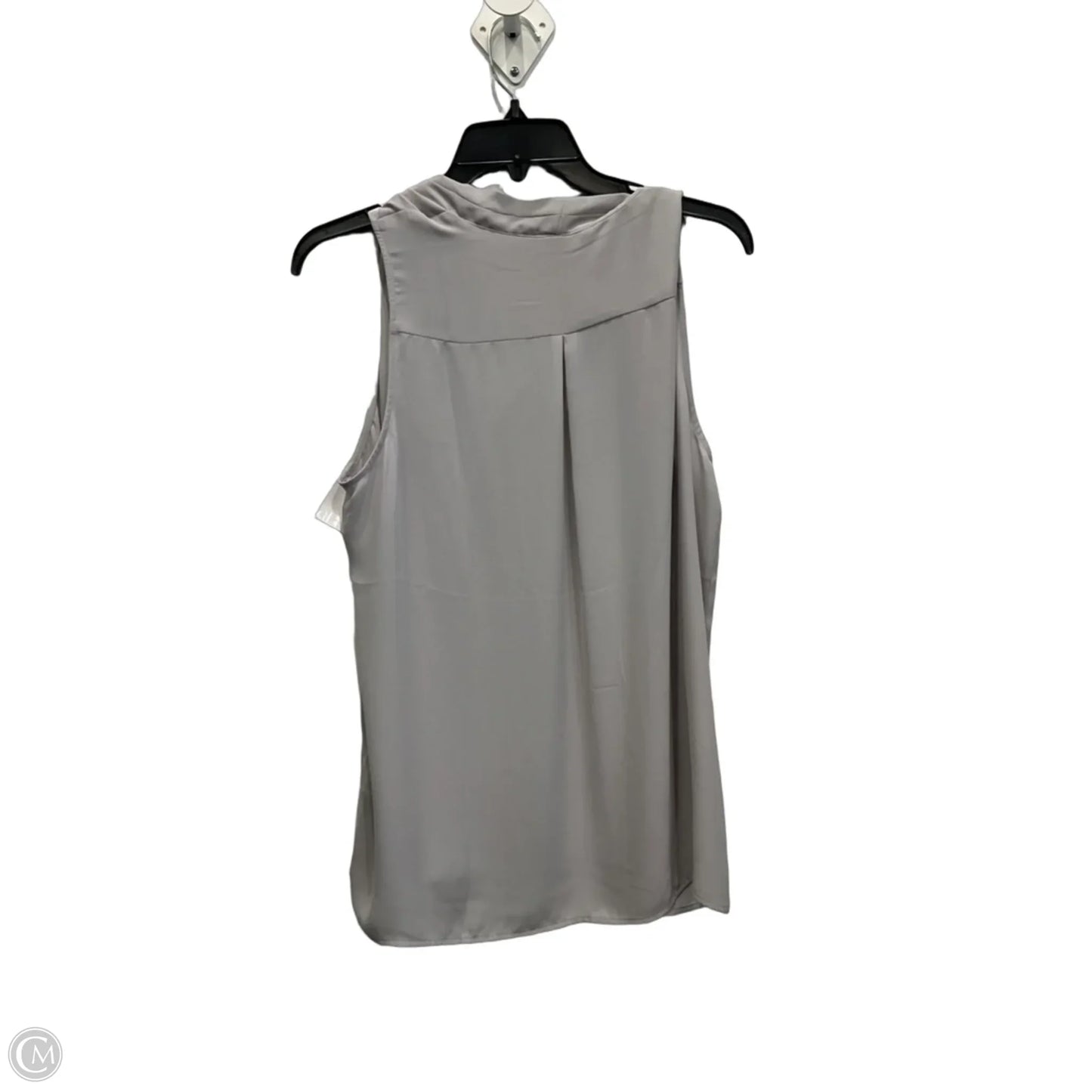 Top Sleeveless By Banana Republic In Grey, Size: L