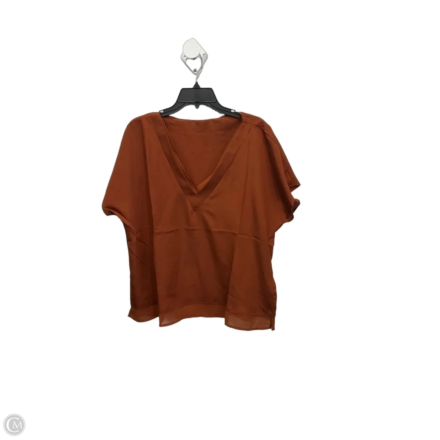 Top Sleeveless By Dkny In Brown, Size: Xl