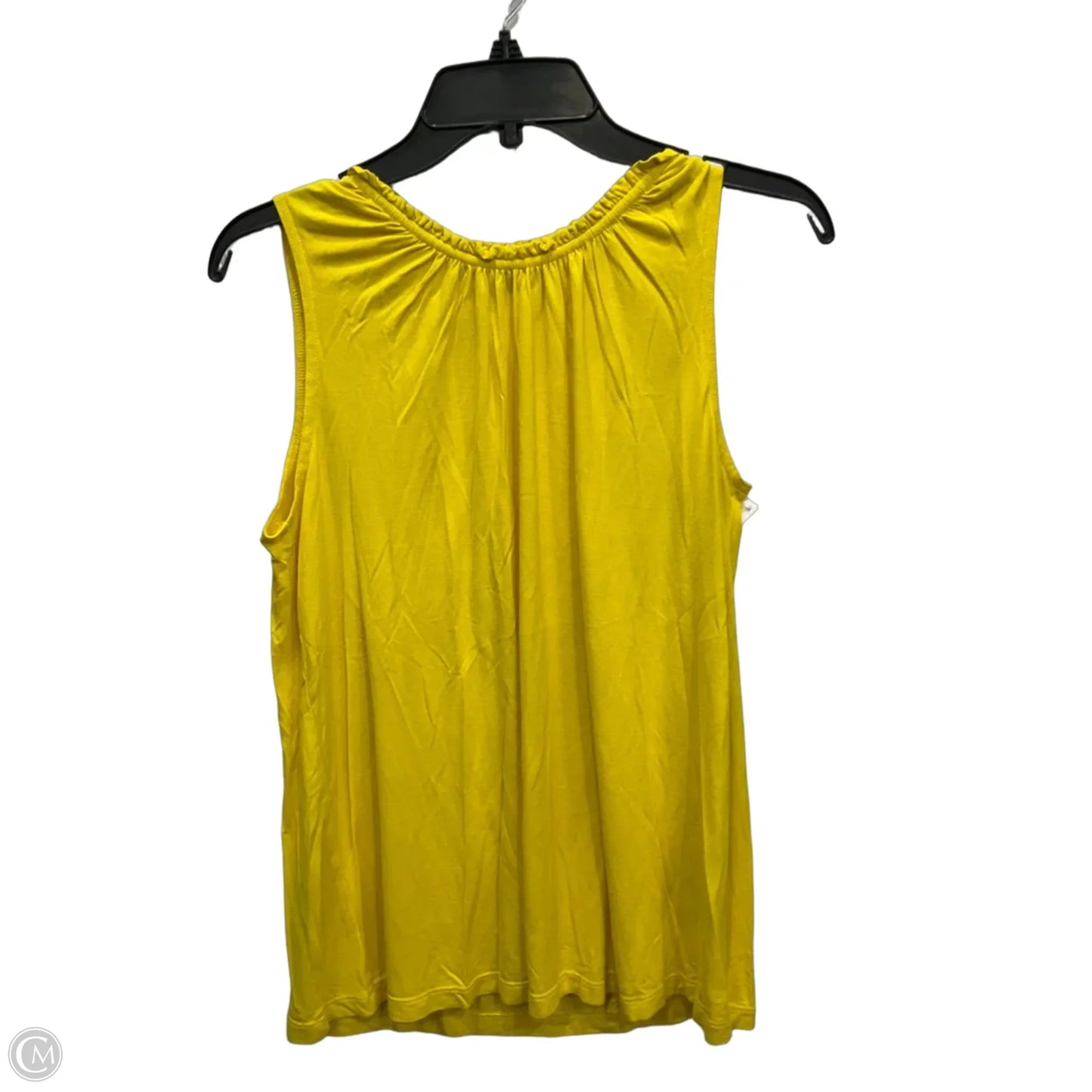 Top Sleeveless Basic By Simply Vera In Yellow, Size: M