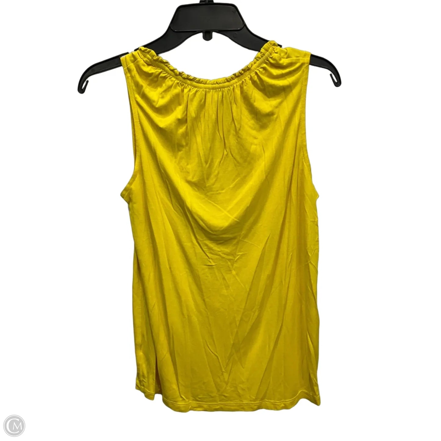 Top Sleeveless Basic By Simply Vera In Yellow, Size: M