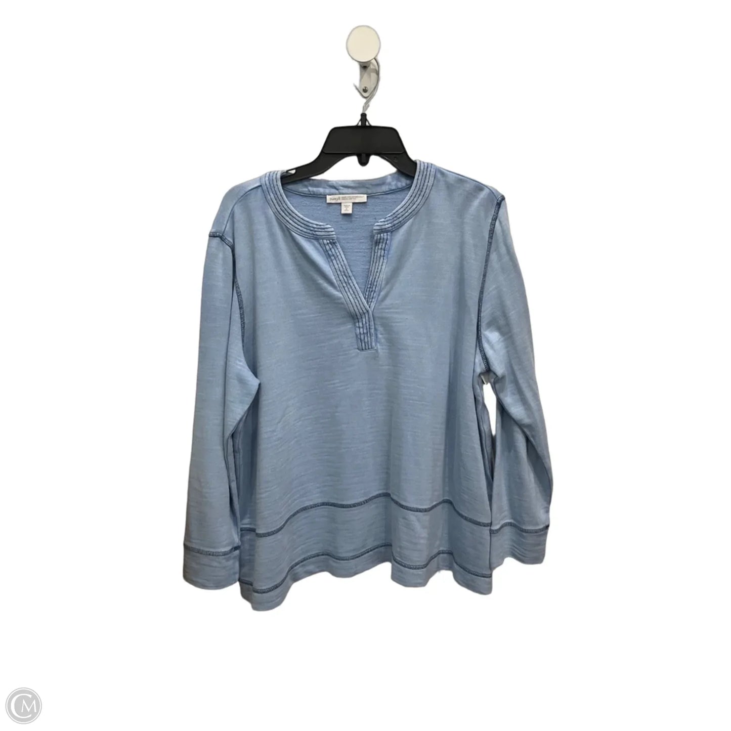 Top Long Sleeve By Pure Jill In Blue, Size: Xlp