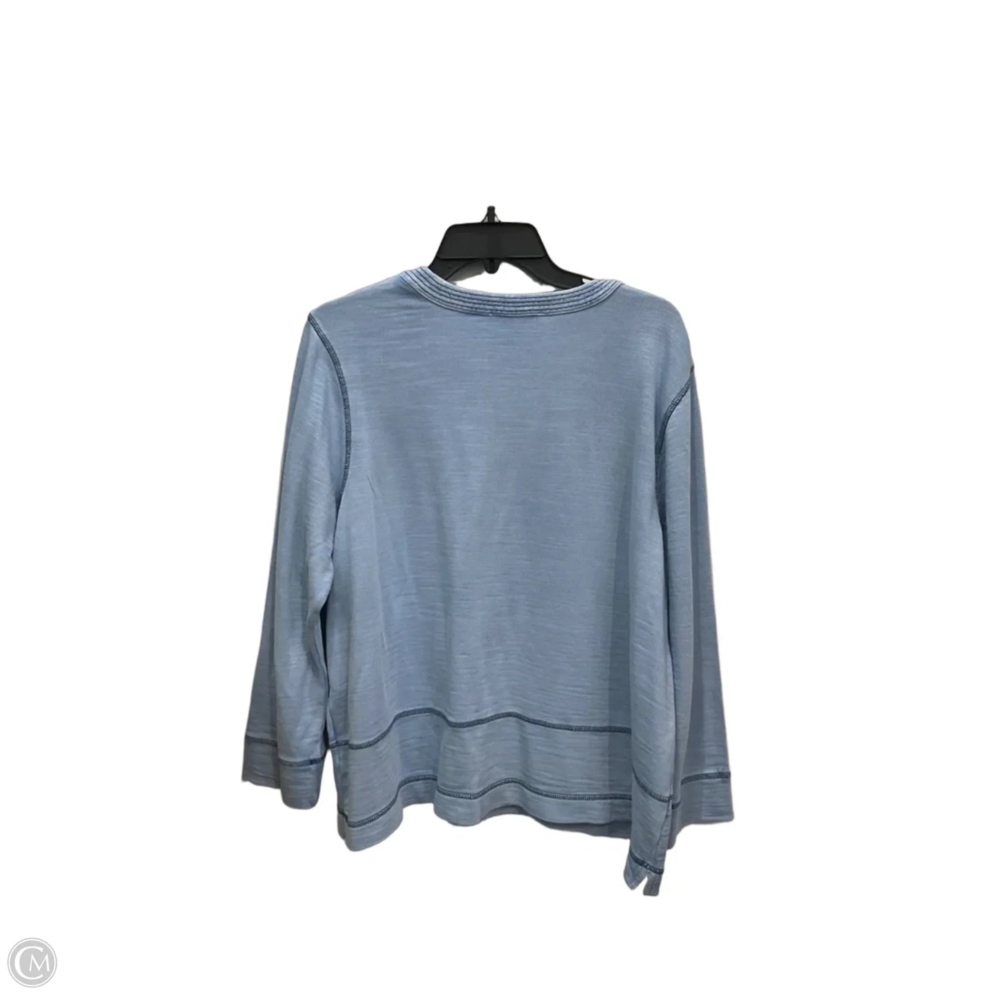 Top Long Sleeve By Pure Jill In Blue, Size: Xlp