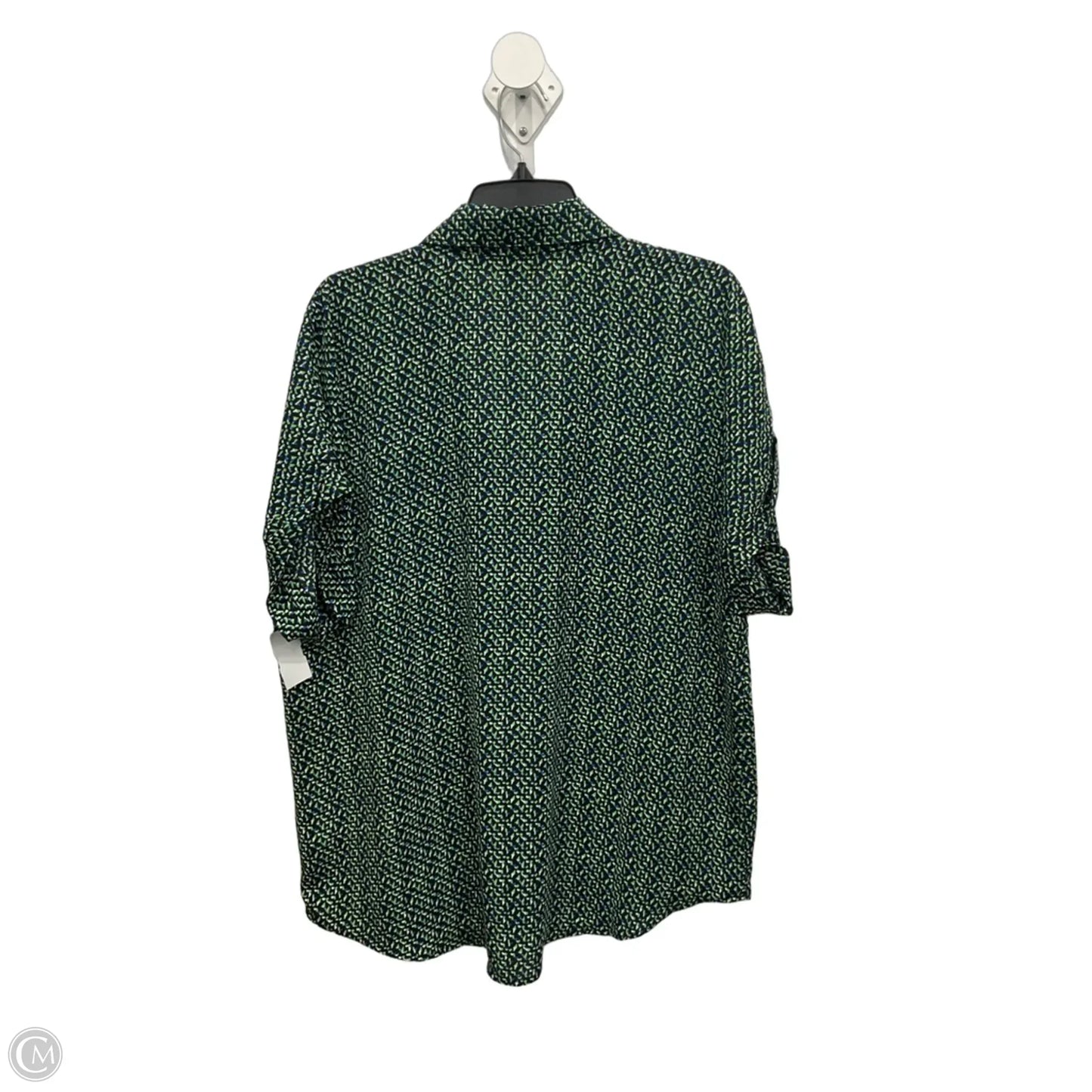 Top Short Sleeve By Cabi In Green, Size: L