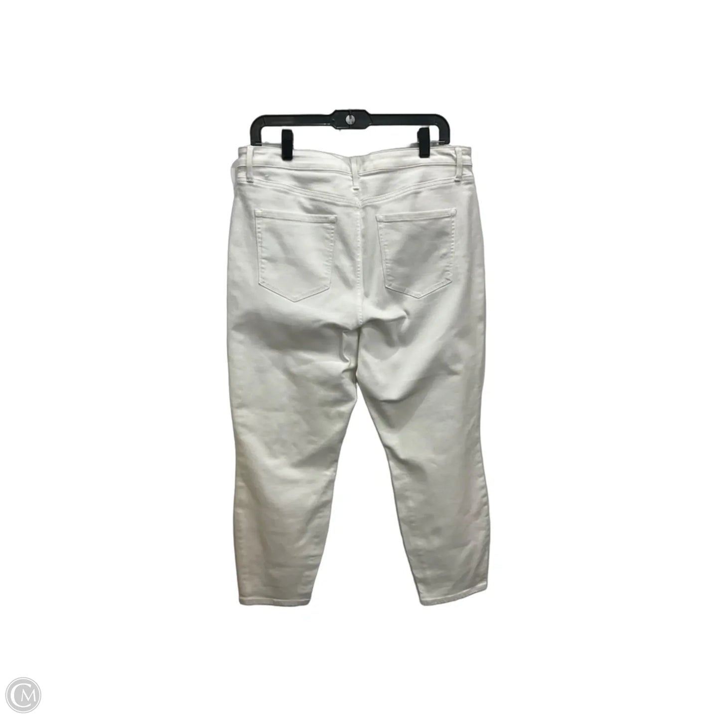 Pants Cropped By Talbots In White Denim, Size: 12