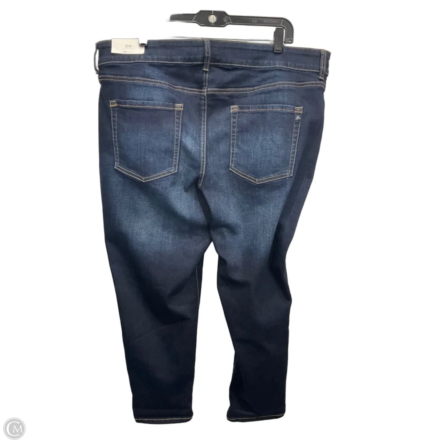 Jeans Skinny By Maurices In Blue Denim, Size: 22