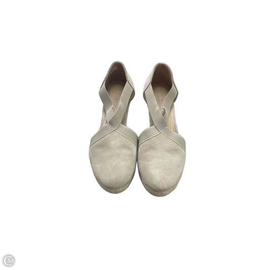 Shoes Heels Wedge By Talbots In Tan, Size: 9.5