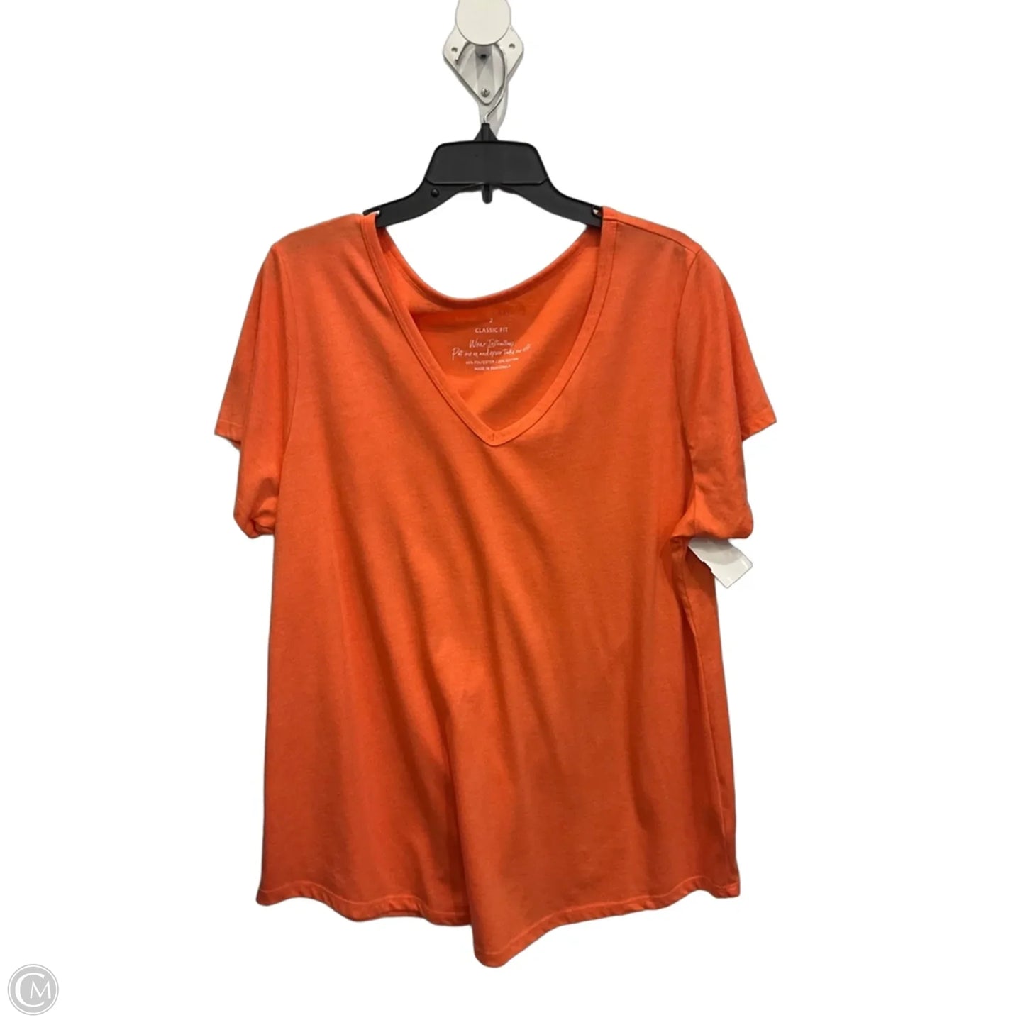 Top Short Sleeve Basic By Torrid In Orange, Size: 2x