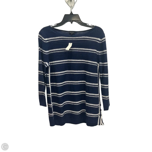 Top Long Sleeve By Talbots In Blue, Size: M