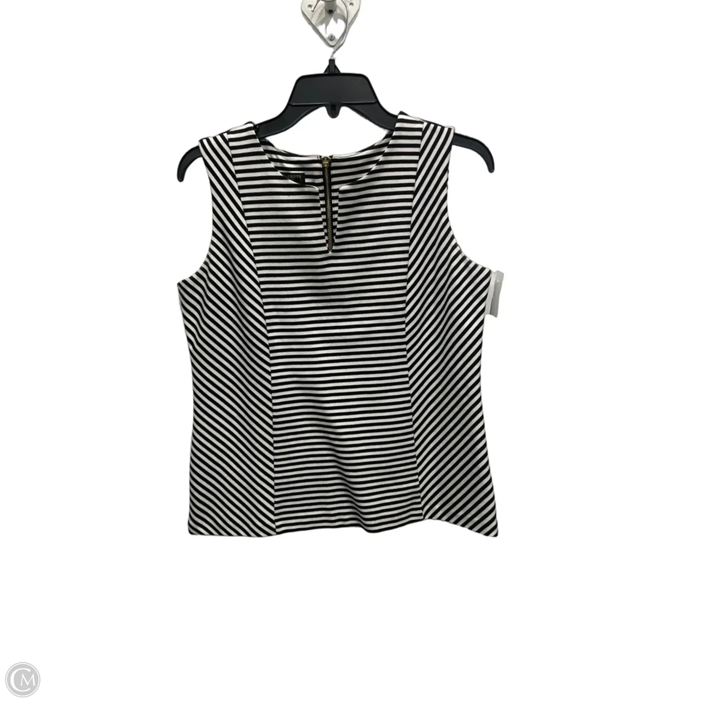 Top Sleeveless By Talbots In Striped Pattern, Size: Sp