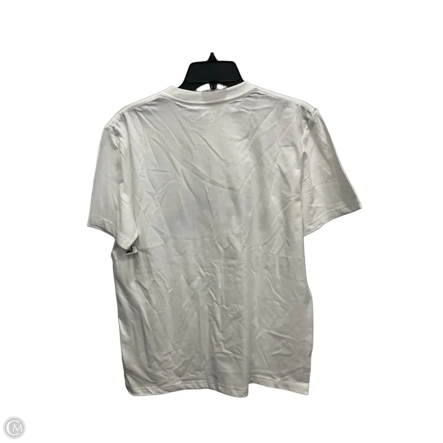 Top Short Sleeve Basic By Cme In White, Size: M