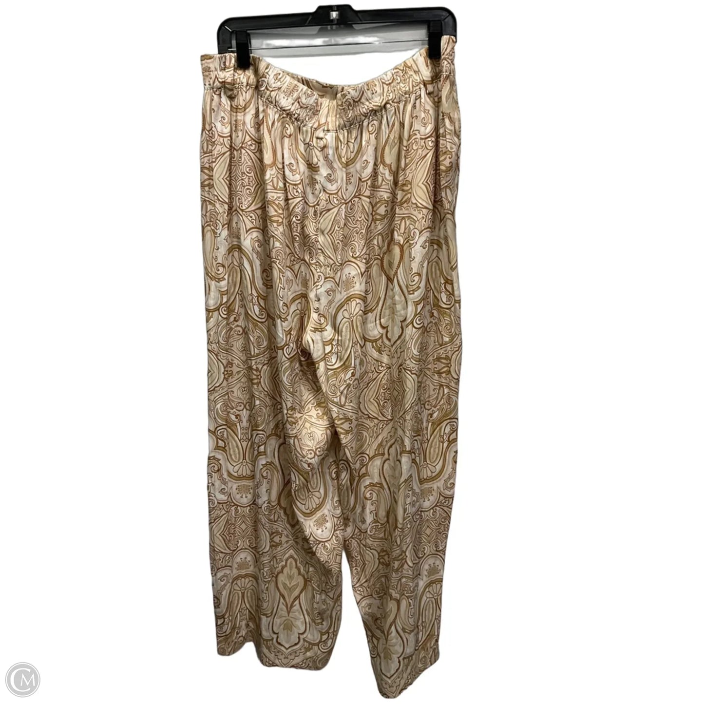 Pants Wide Leg By Lane Bryant In Brown & White, Size: 16