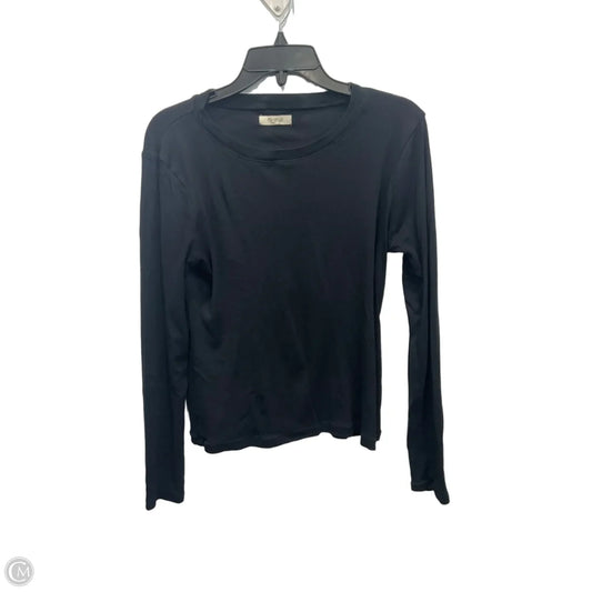 Top Long Sleeve Basic By Madewell In Black, Size: L