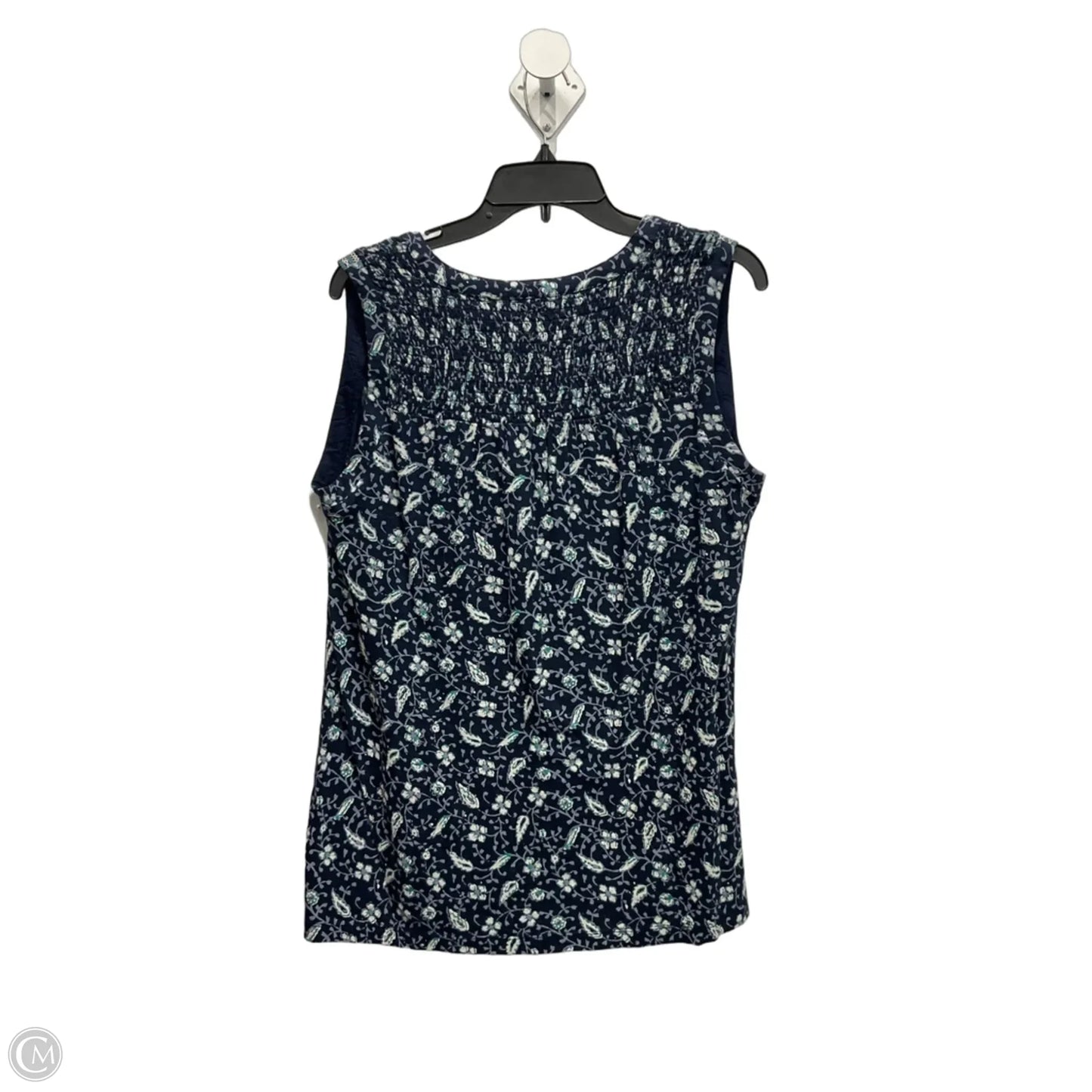 Top Sleeveless By Lucky Brand In Blue, Size: 1x