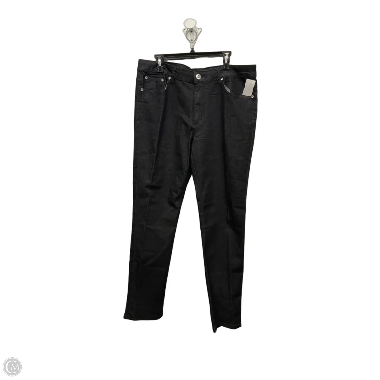Jeans Skinny By Clothes Mentor In Black Denim, Size: 20