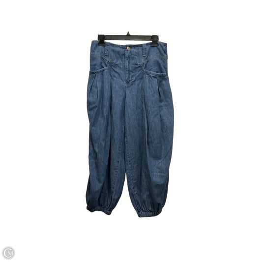 Jeans Wide Leg By We The Free In Blue Denim, Size: 6
