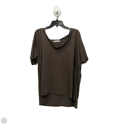 Top Short Sleeve By We The Free In Brown, Size: M