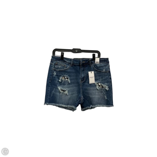 Shorts By Judy Blue In Blue Denim, Size: 16