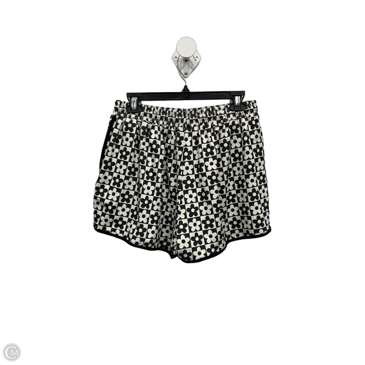 Shorts By Jess Lea In Black & Cream, Size: 16