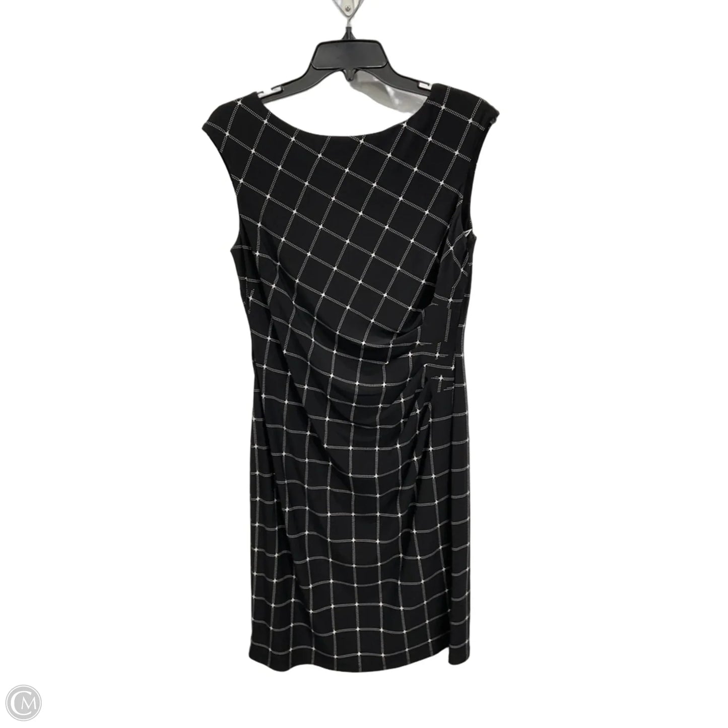 Dress Casual Midi By Lauren By Ralph Lauren In Black, Size: L