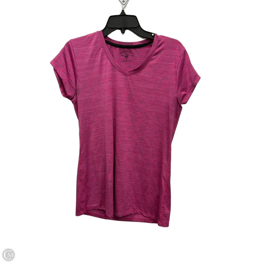 Athletic Top Short Sleeve By Polo Ralph Lauren In Pink, Size: M