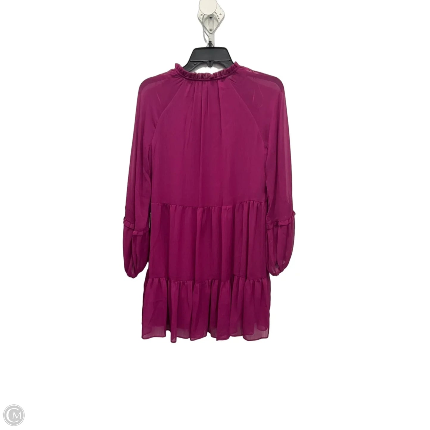 Top Long Sleeve By Express In Purple, Size: Xs